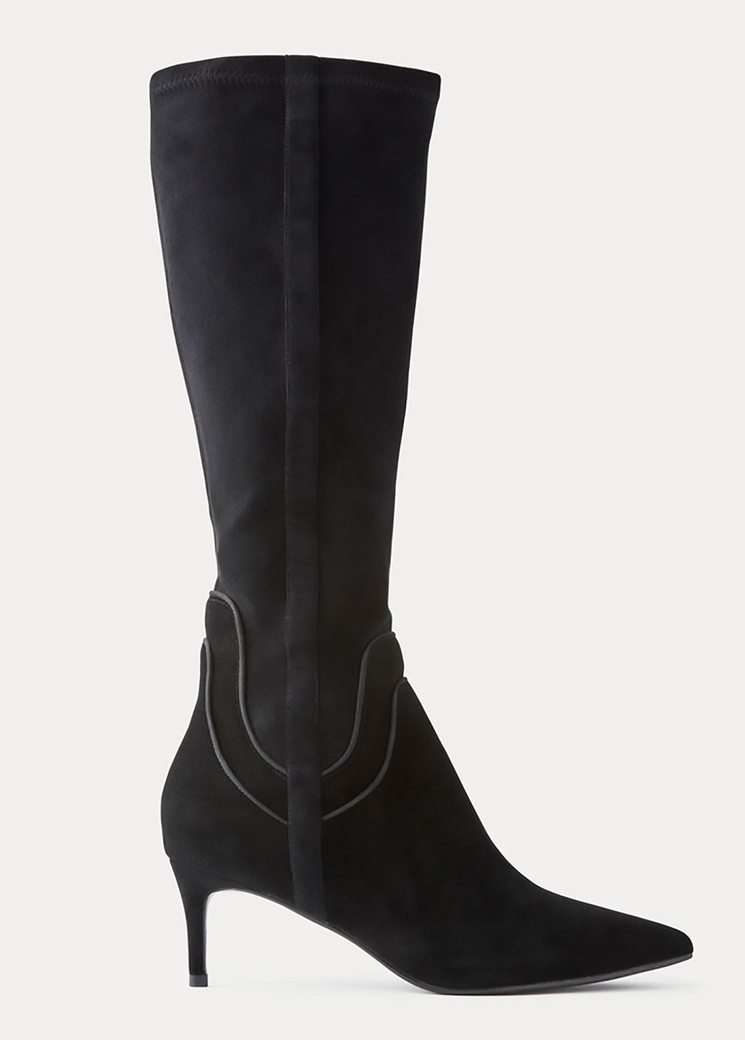 ELEANOR SUEDE BOOT BLACK