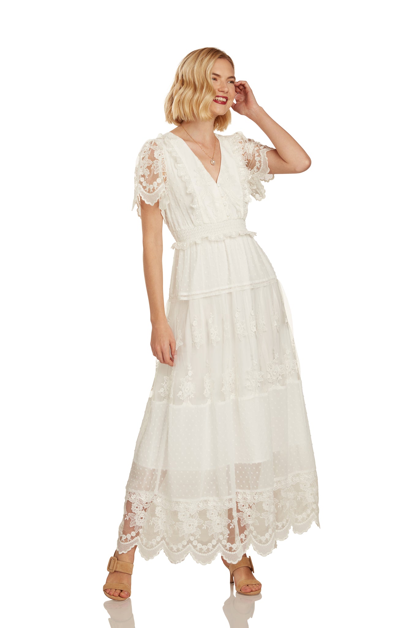 MARJORIE MAXI DRESS WHITE