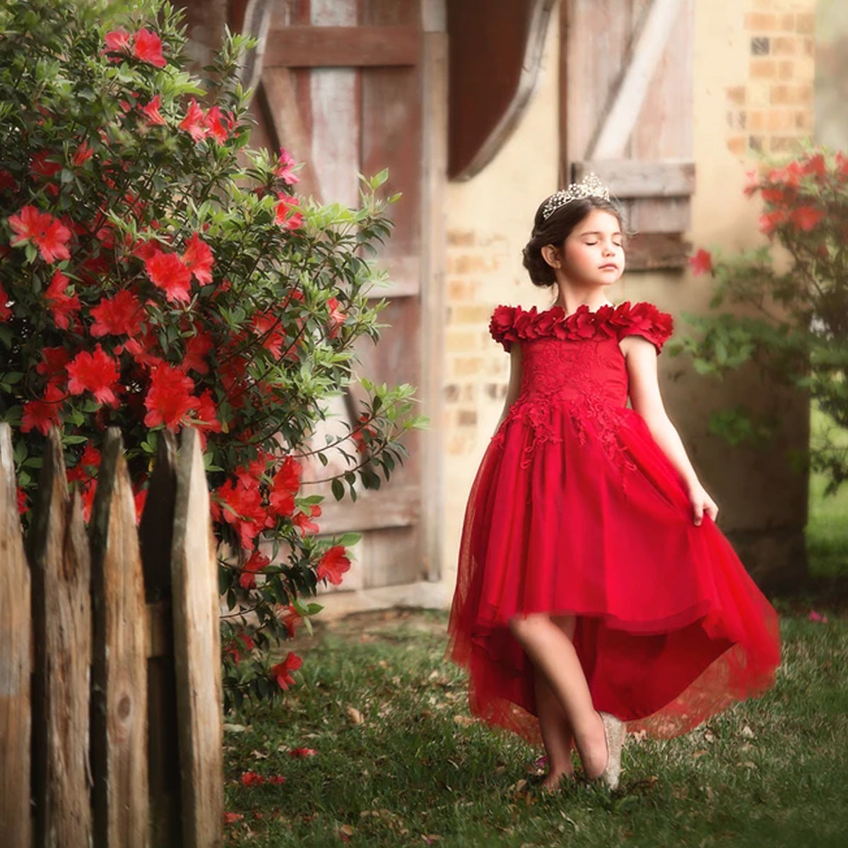 BELLE GOWN CRIMSON