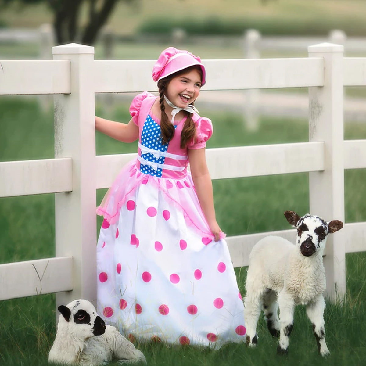 BO PEEP GOWN & BONNET SET