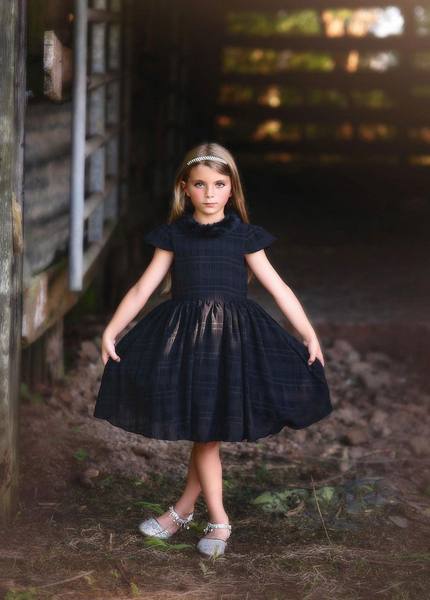 EVANGELINE DRESS BLACK