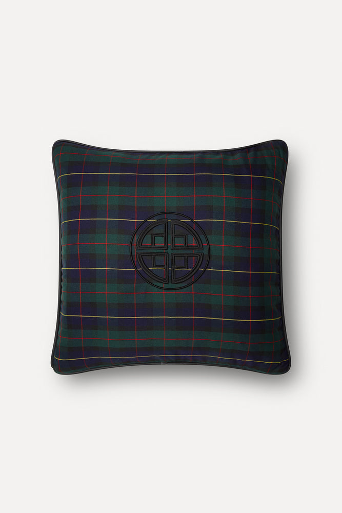 BLACK WATCH EMBROIDERED PILLOW CASE