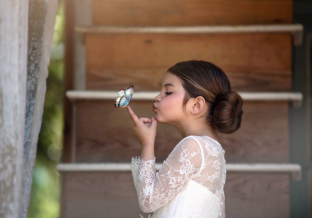 MARIPOSA GOWN WHITE