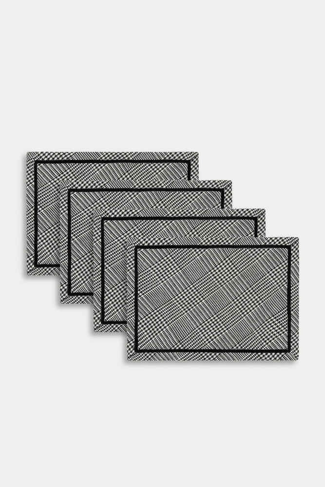 GLEN PLAID PLACEMAT SET OF 4