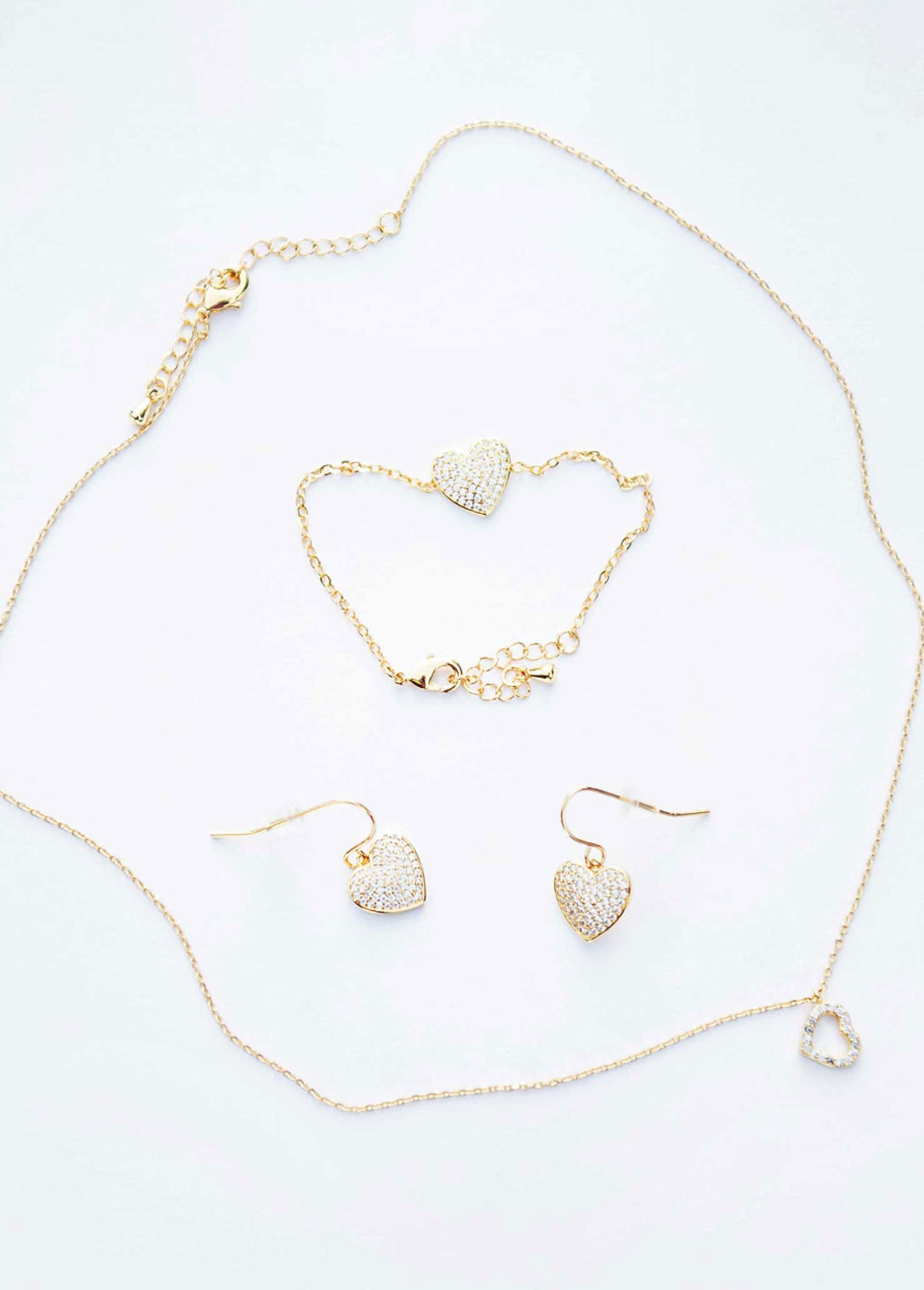 HEART 3-PC JEWELRY SET