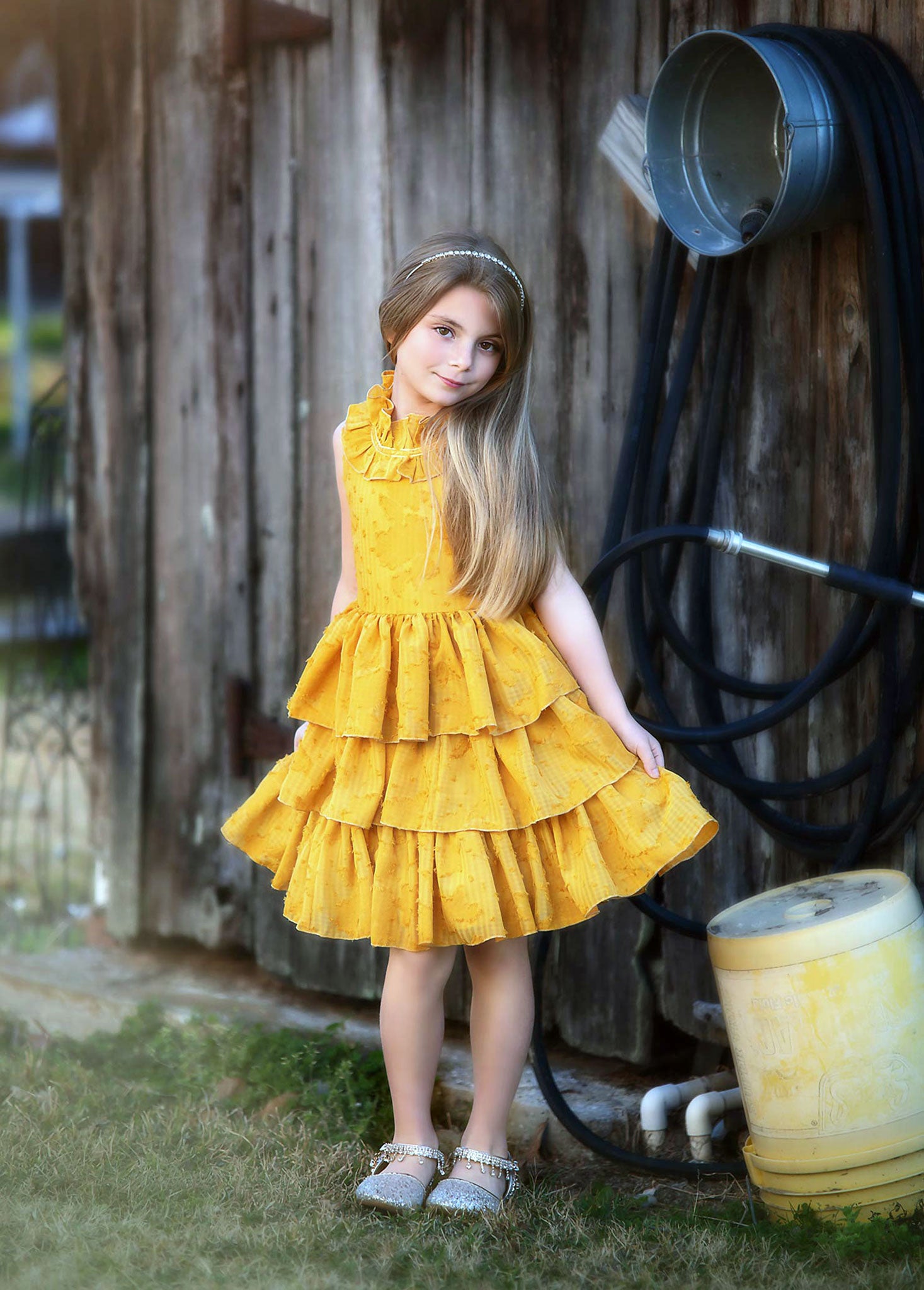 JOELLE DRESS SUNFLOWER