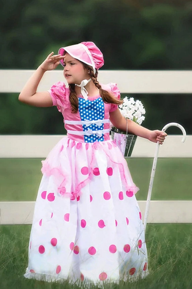 BO PEEP GOWN & BONNET SET