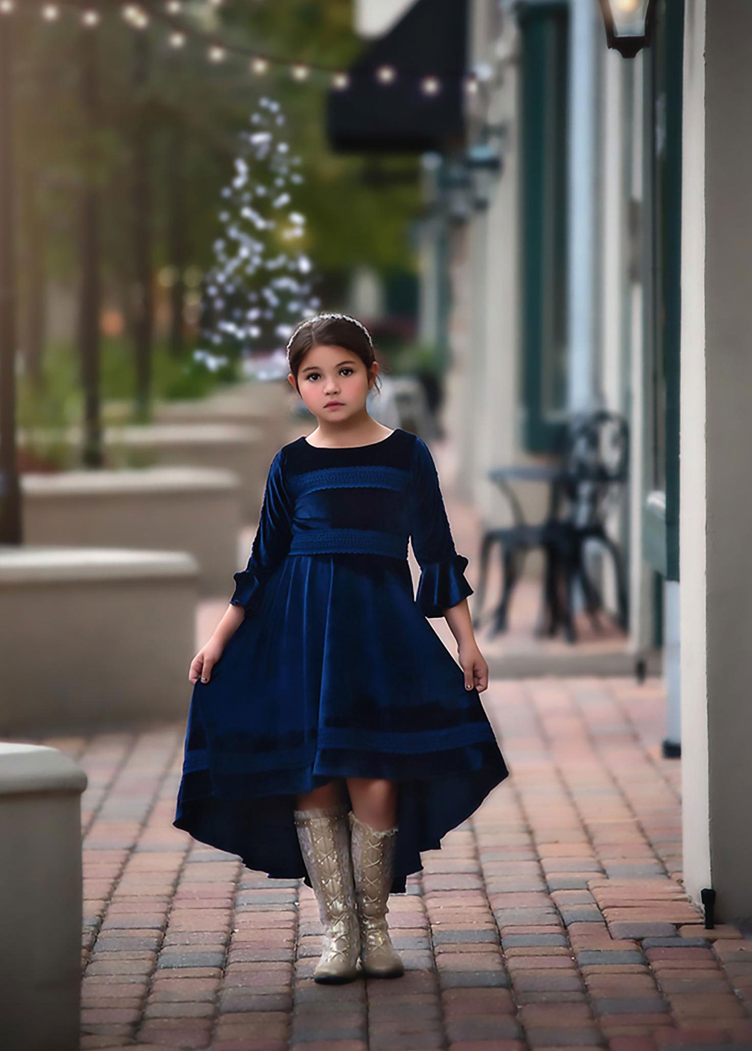 LILY DRESS NAVY