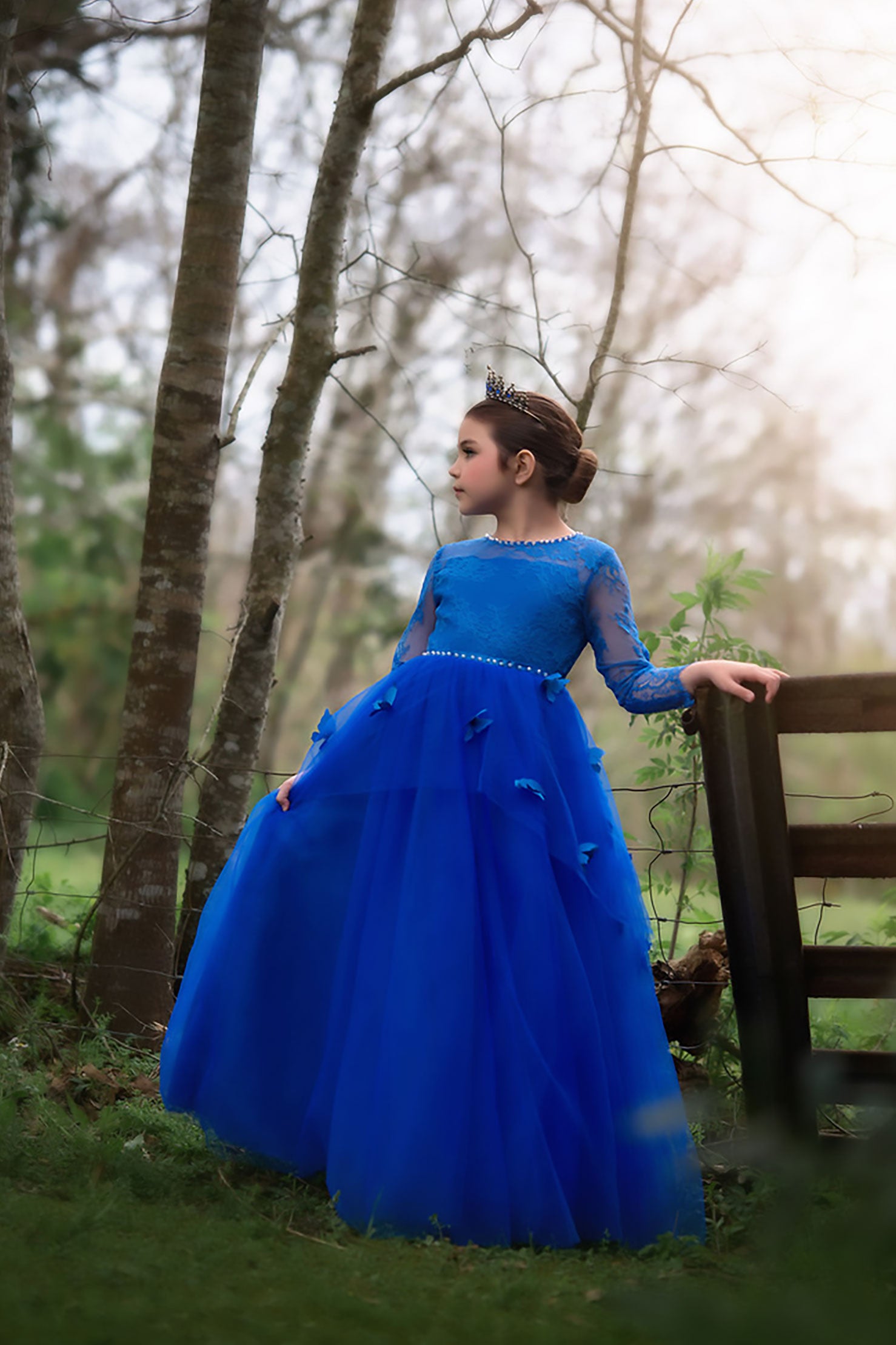 MARIPOSA GOWN ROYAL BLUE