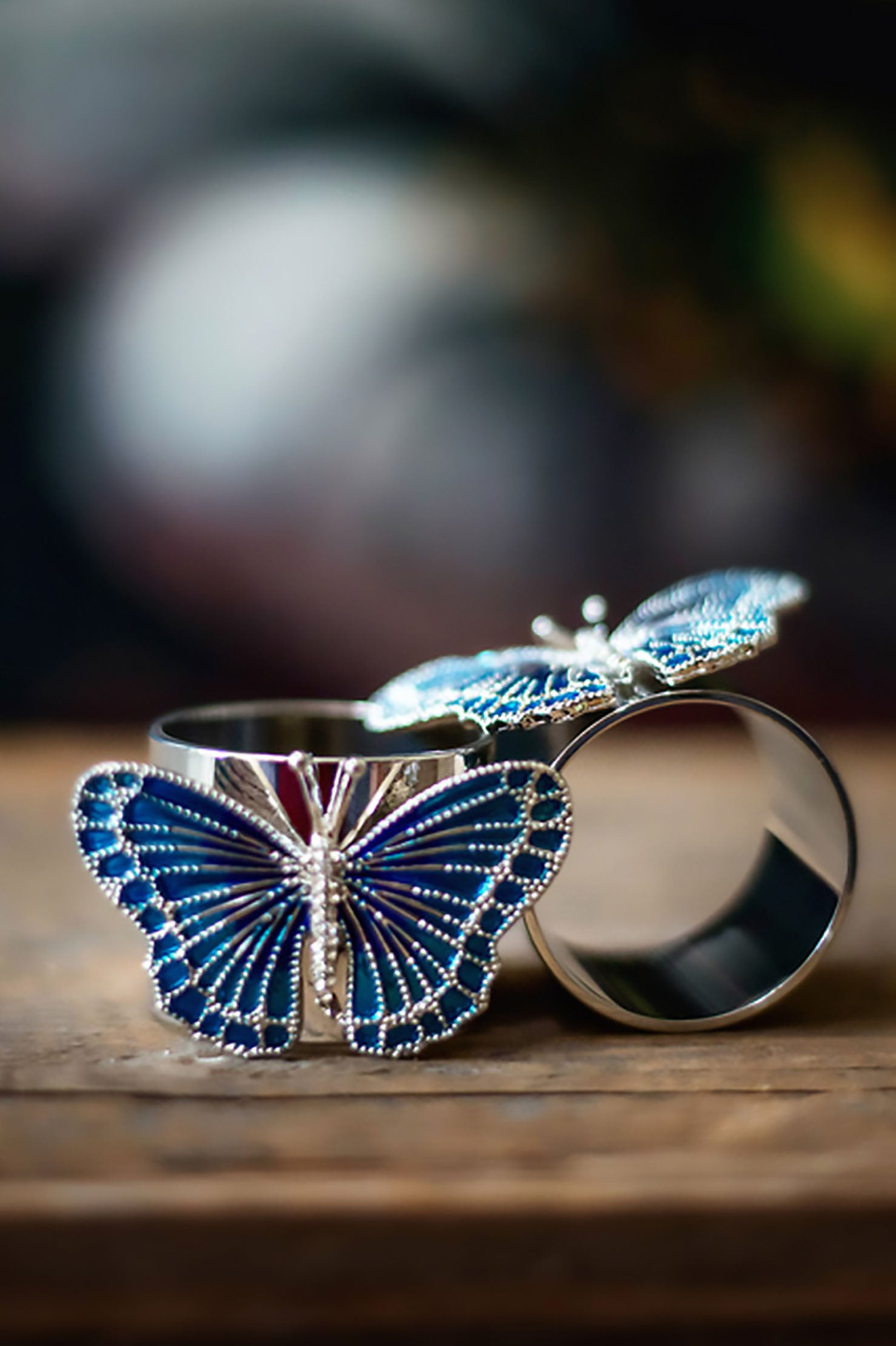 MARIPOSA NAPKIN RING SET OF 2