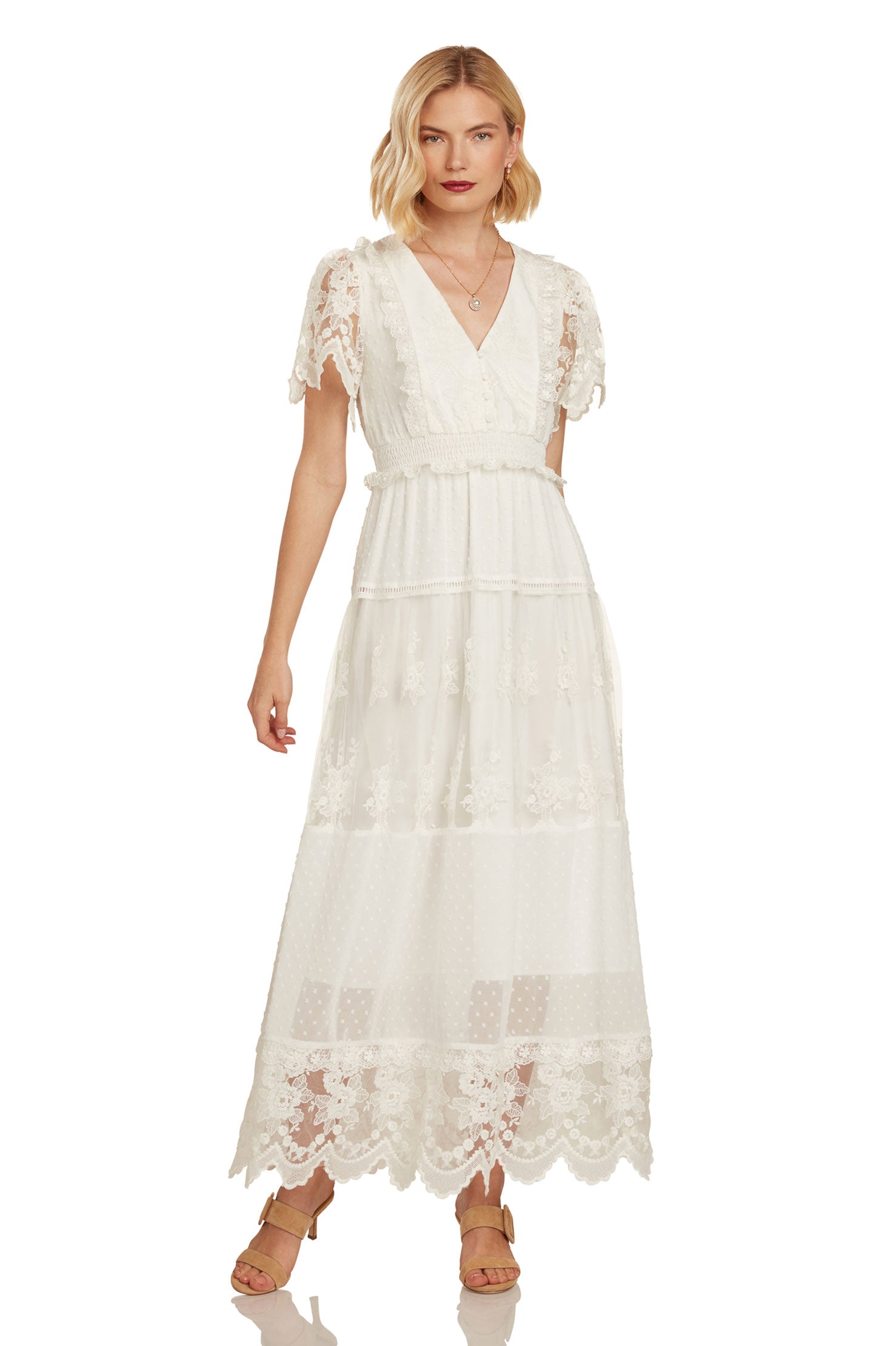 MARJORIE MAXI DRESS WHITE