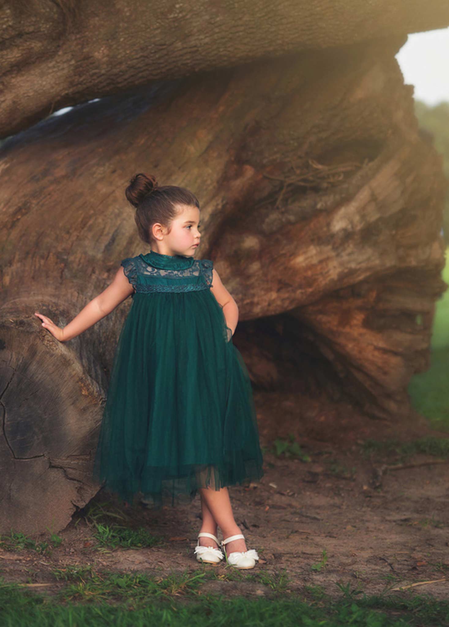 ALLESSANDRA DRESS EMERALD