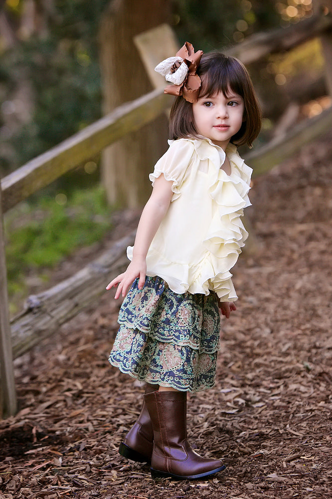 Giddy Up Ruffle Skirt