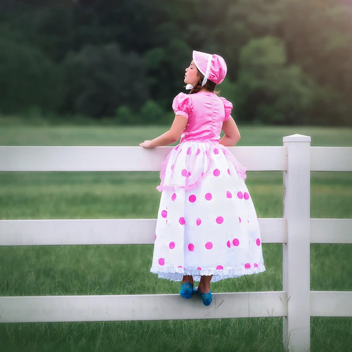 BO PEEP GOWN & BONNET SET