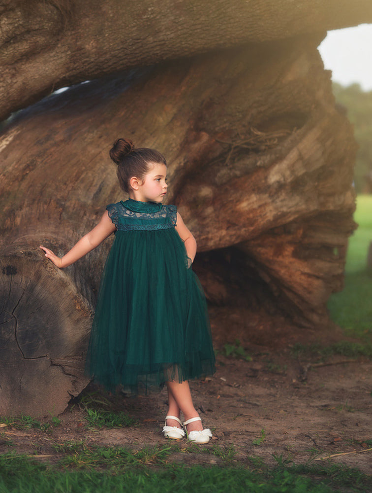 ALLESSANDRA DRESS EMERALD