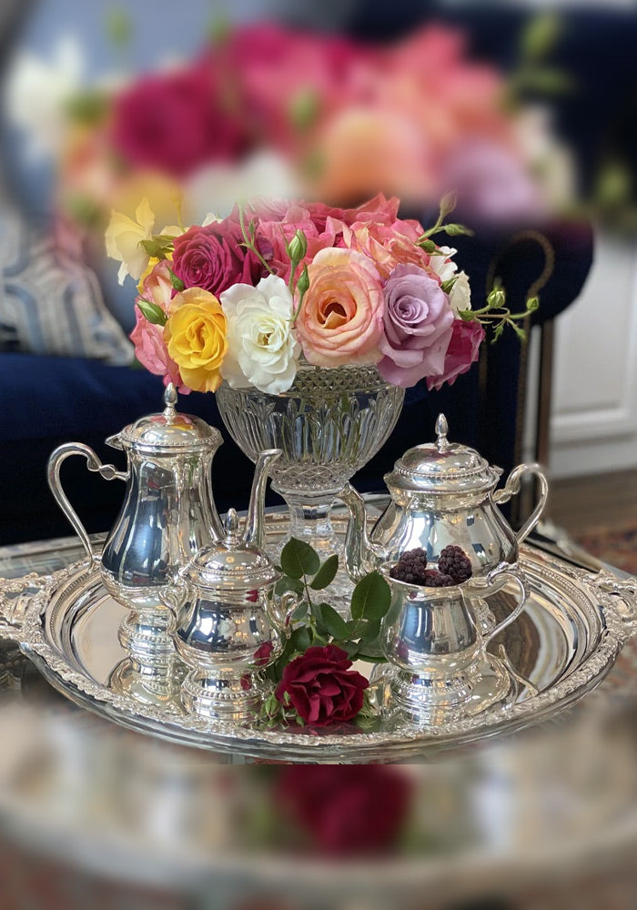 SILVER PLATED BUCKINGHAM PLATTER