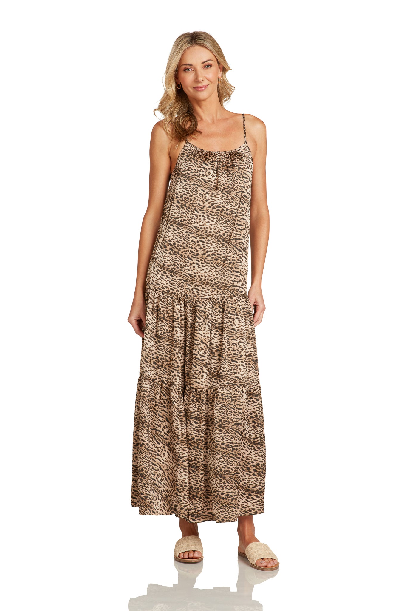 ALEXA MAXI DRESS LEOPARD