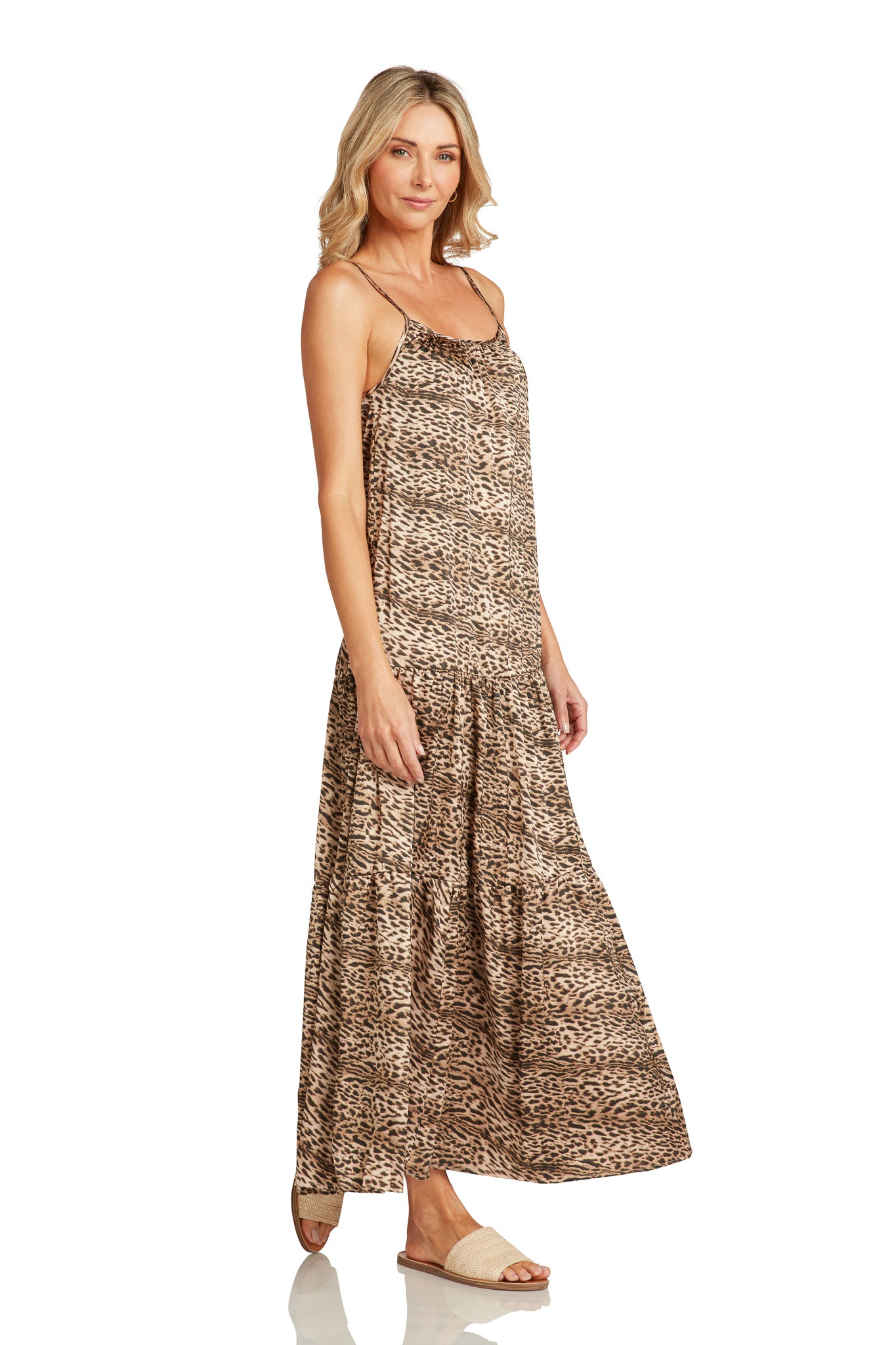 ALEXA MAXI DRESS LEOPARD