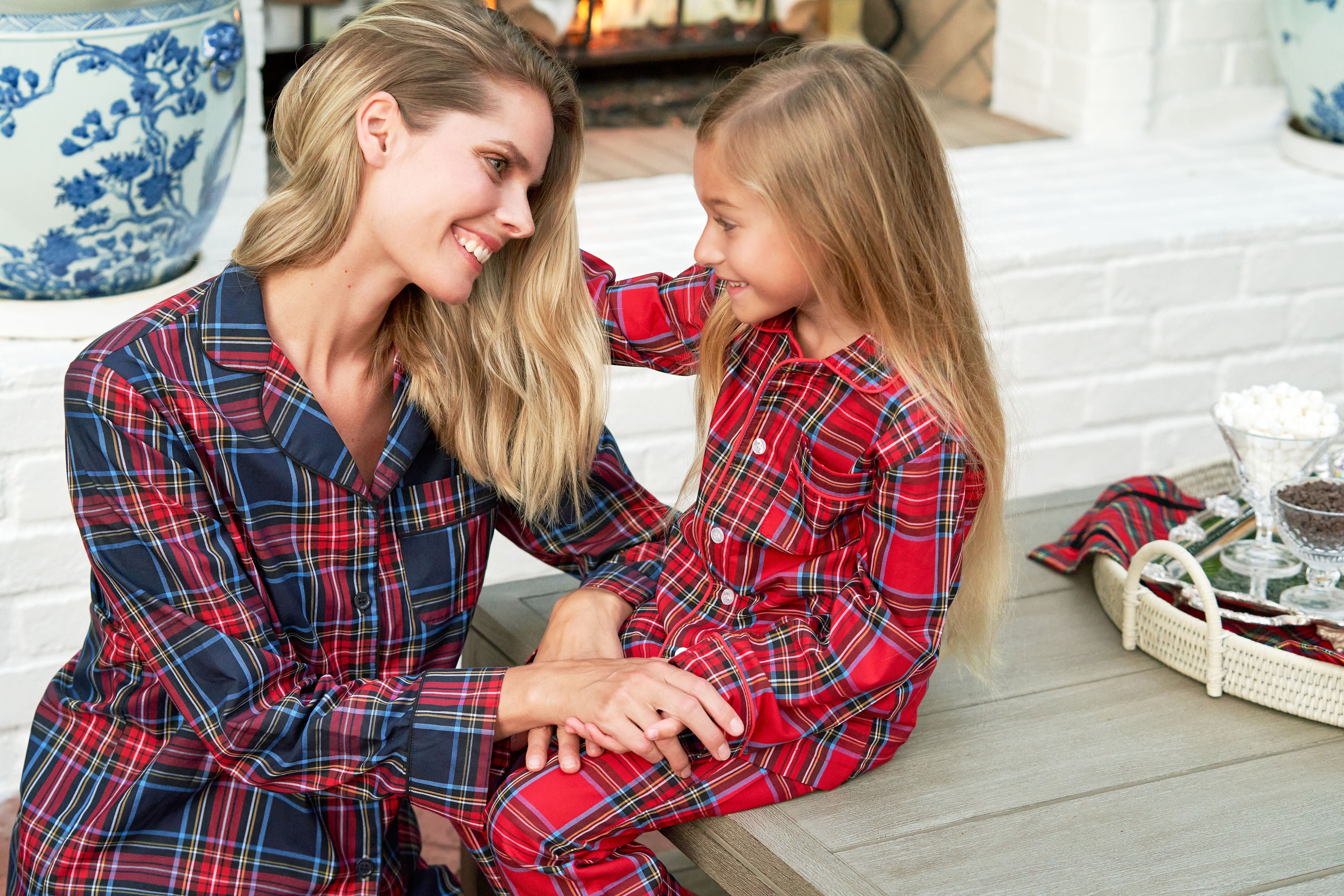 UNISEX KIDS BLYTHE PAJAMAS STEWART TARTAN