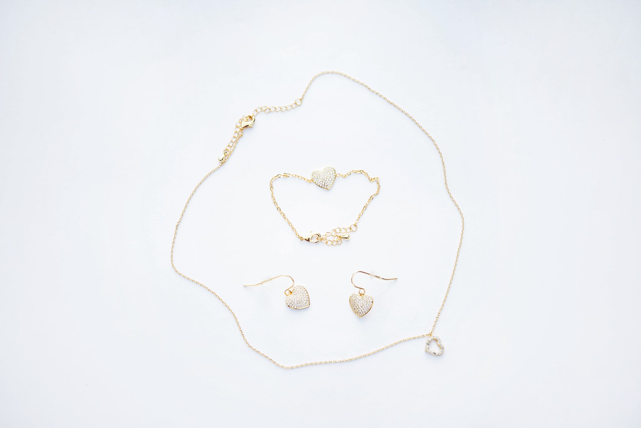 HEART 3-PC JEWELRY SET