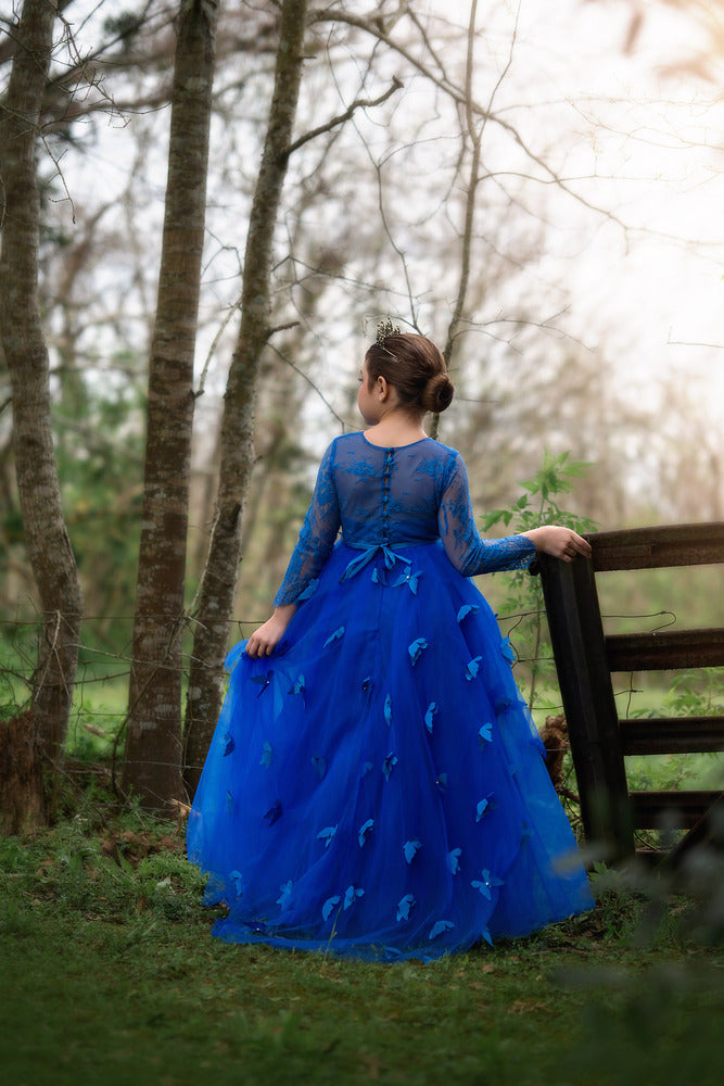 MARIPOSA GOWN ROYAL BLUE