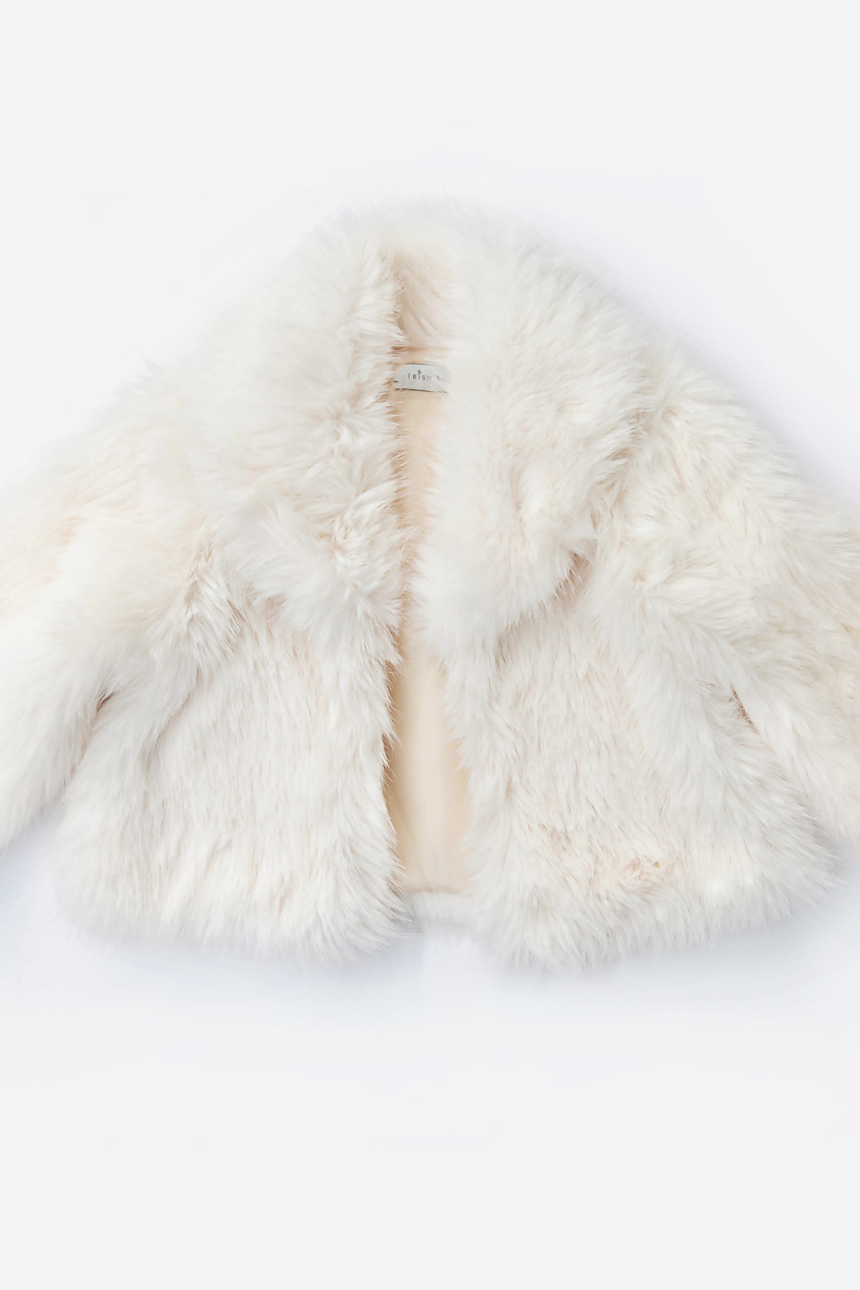 MIA FAUX FUR JACKET IVORY