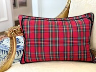 ROYAL STEWART TARTAN BOLSTER PILLOW