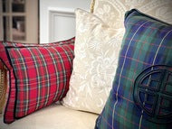 ROYAL STEWART TARTAN BOLSTER PILLOW