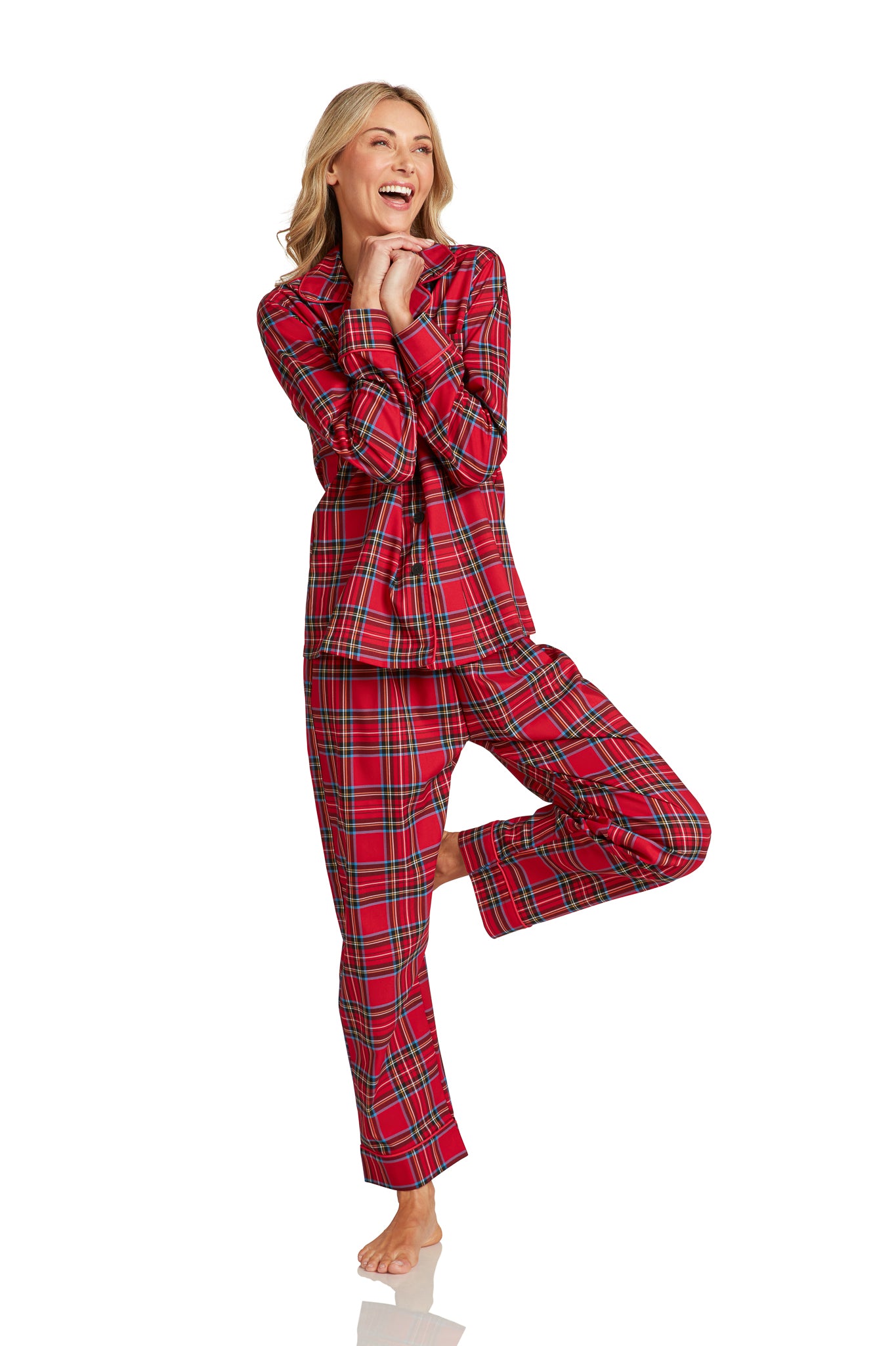 WOMEN'S CAMILLA PAJAMAS STEWART TARTAN