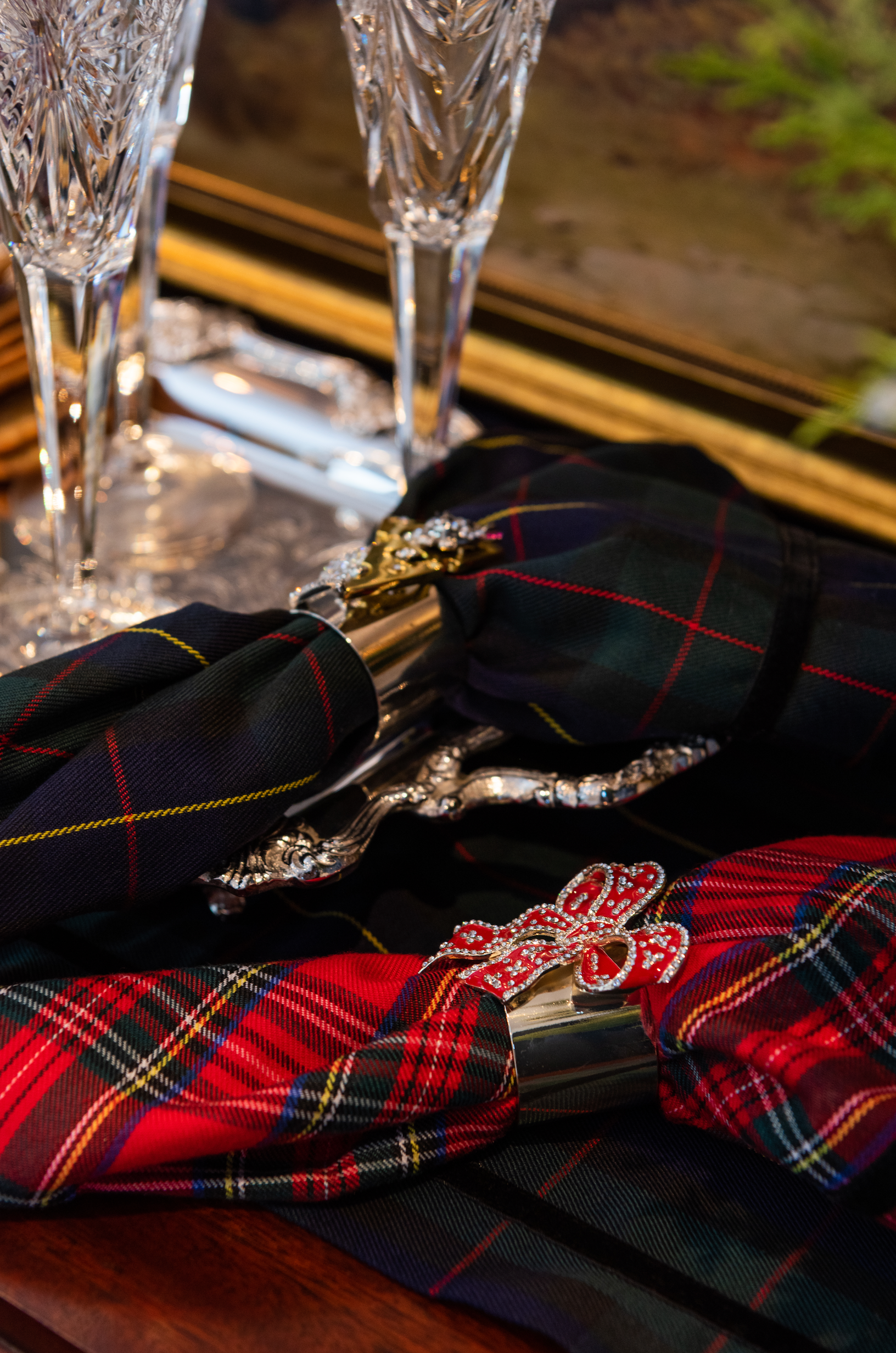 ROYAL STEWART TARTAN NAPKIN SET OF 4