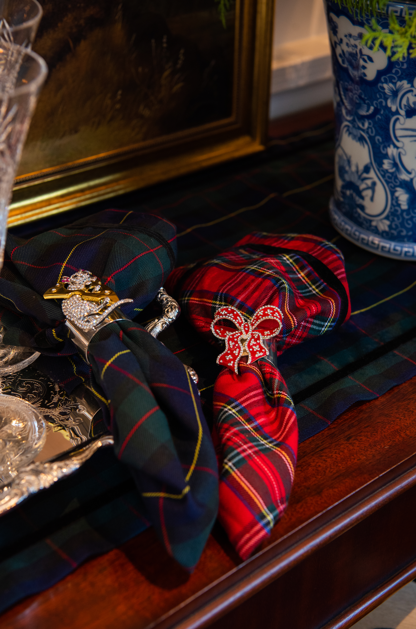 ROYAL STEWART TARTAN NAPKIN SET OF 4