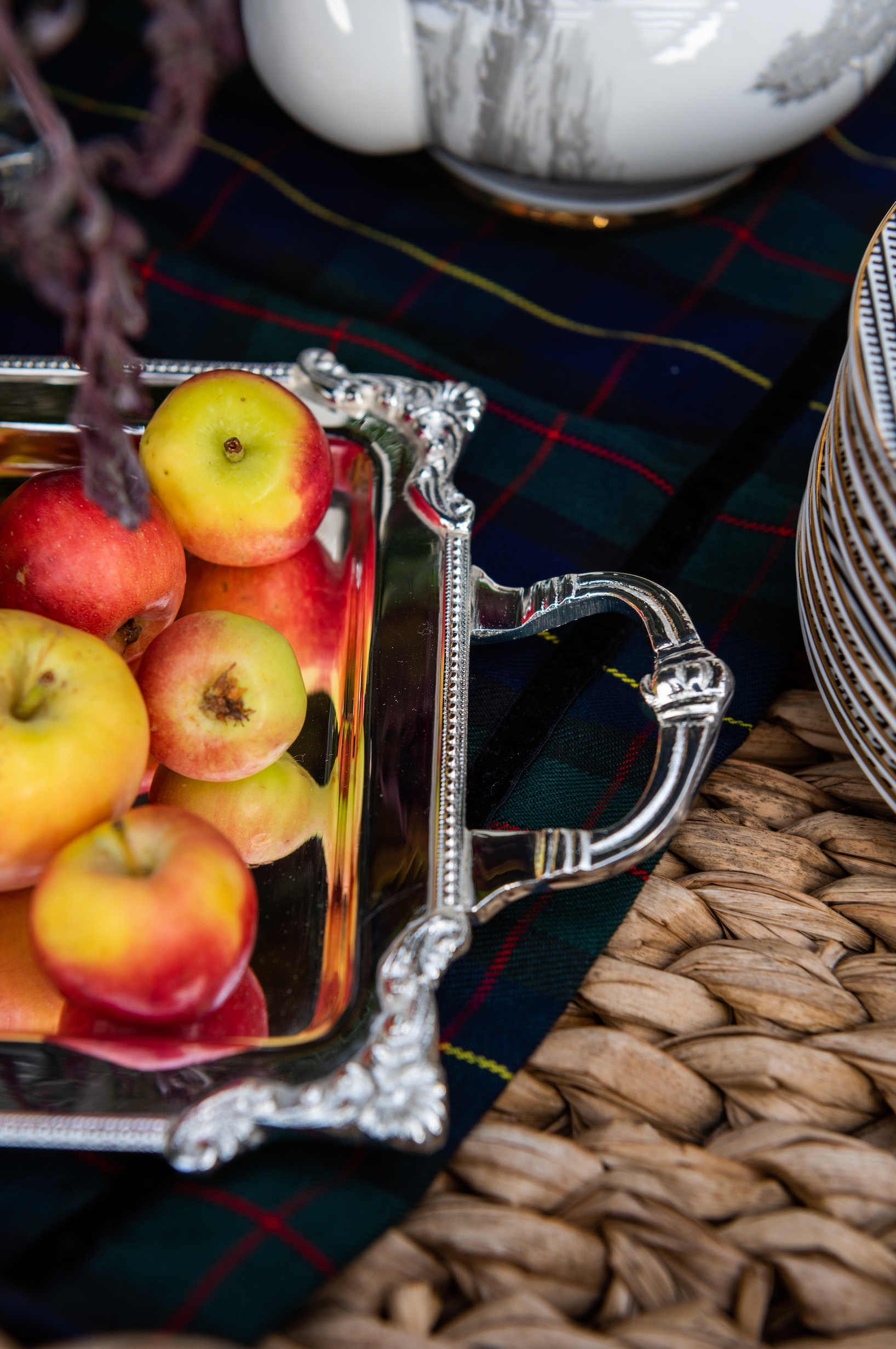 SILVER PLATED CLARENCE TRAY