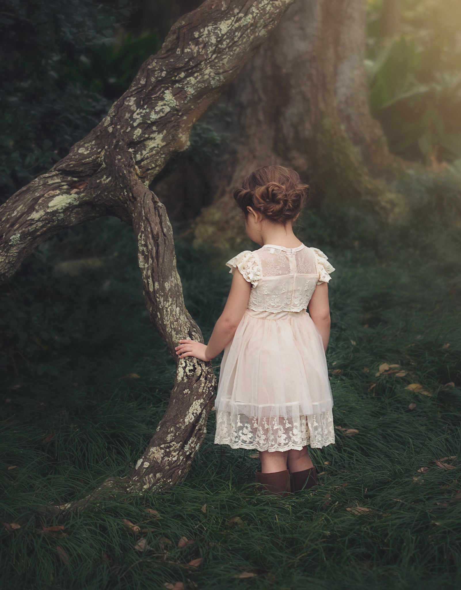 OLIVIA DRESS BUTTERSCOTCH