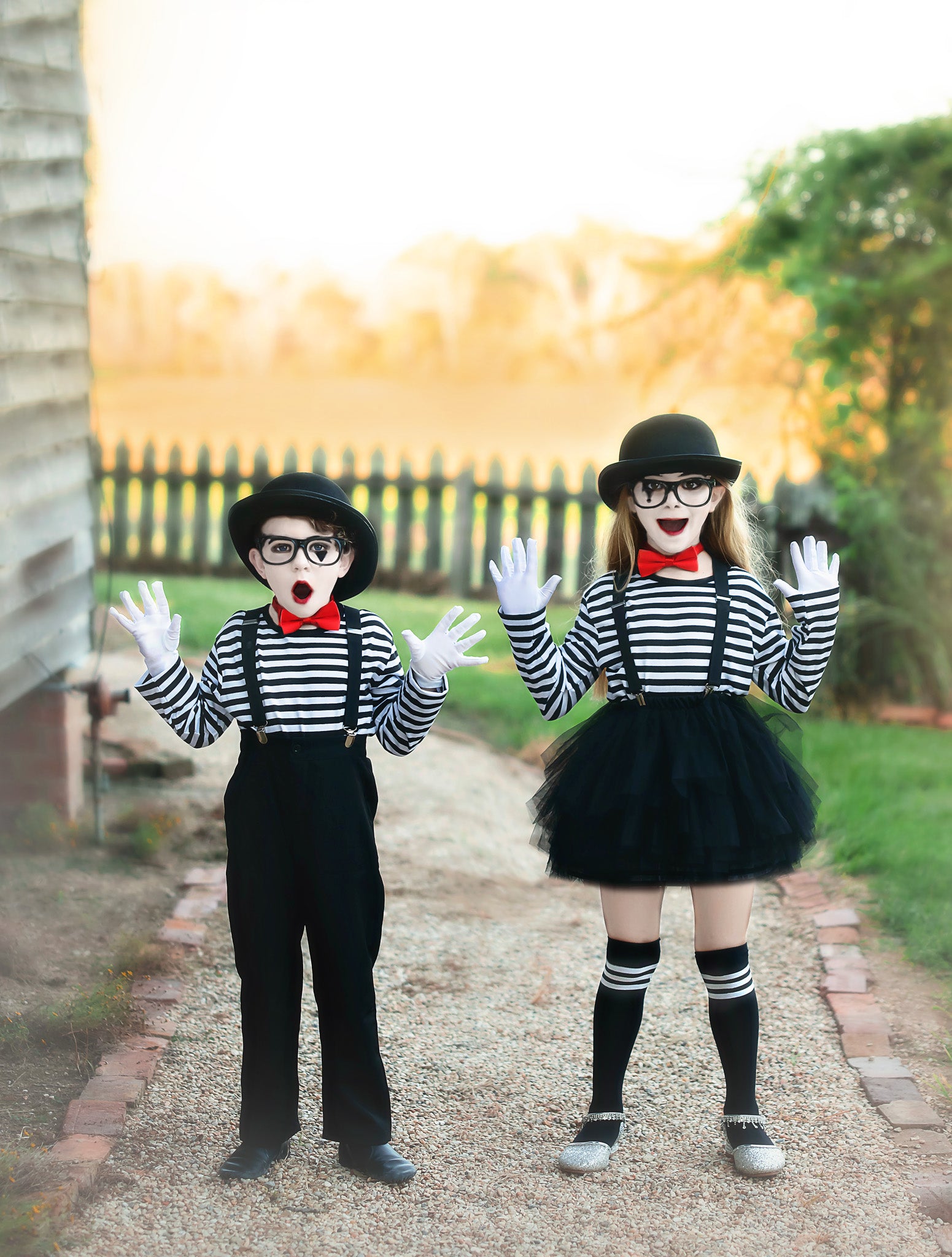 MIME WITH PANTS UNISEX 8PC SET