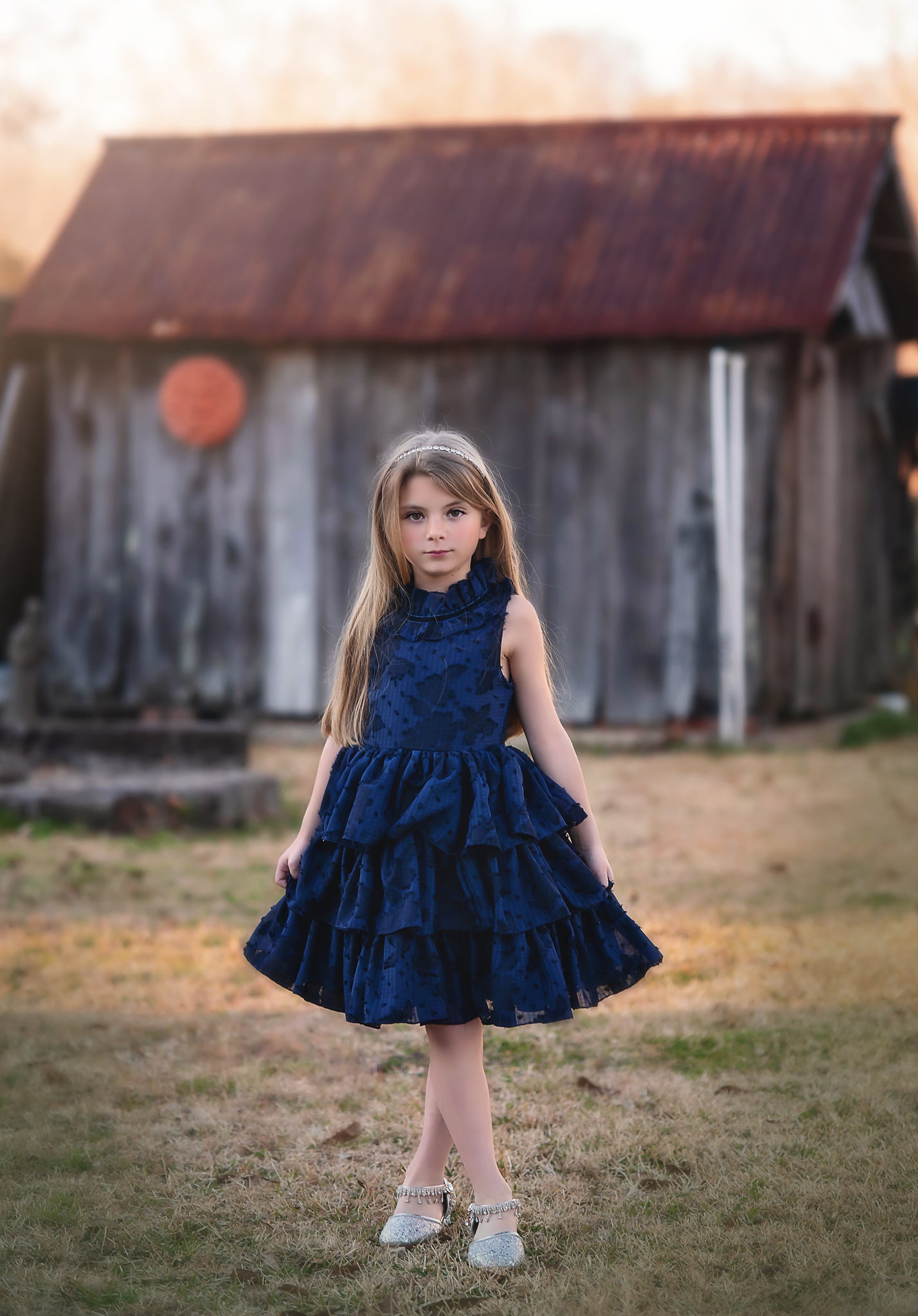 JOELLE DRESS NAVY