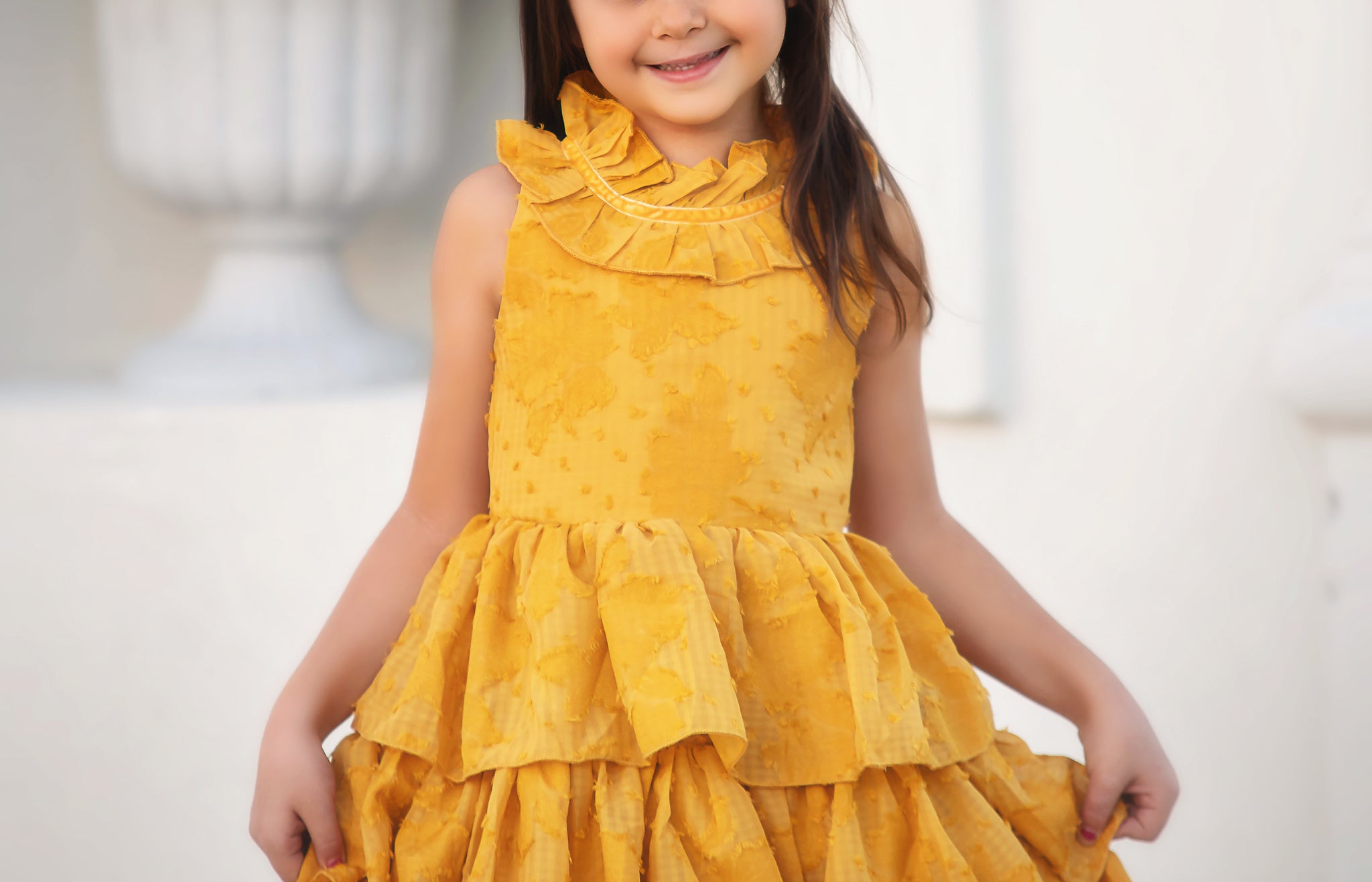 JOELLE DRESS SUNFLOWER