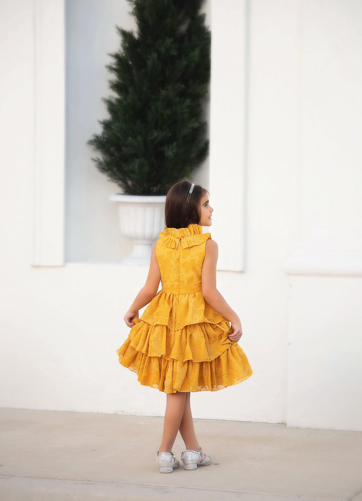 JOELLE DRESS SUNFLOWER