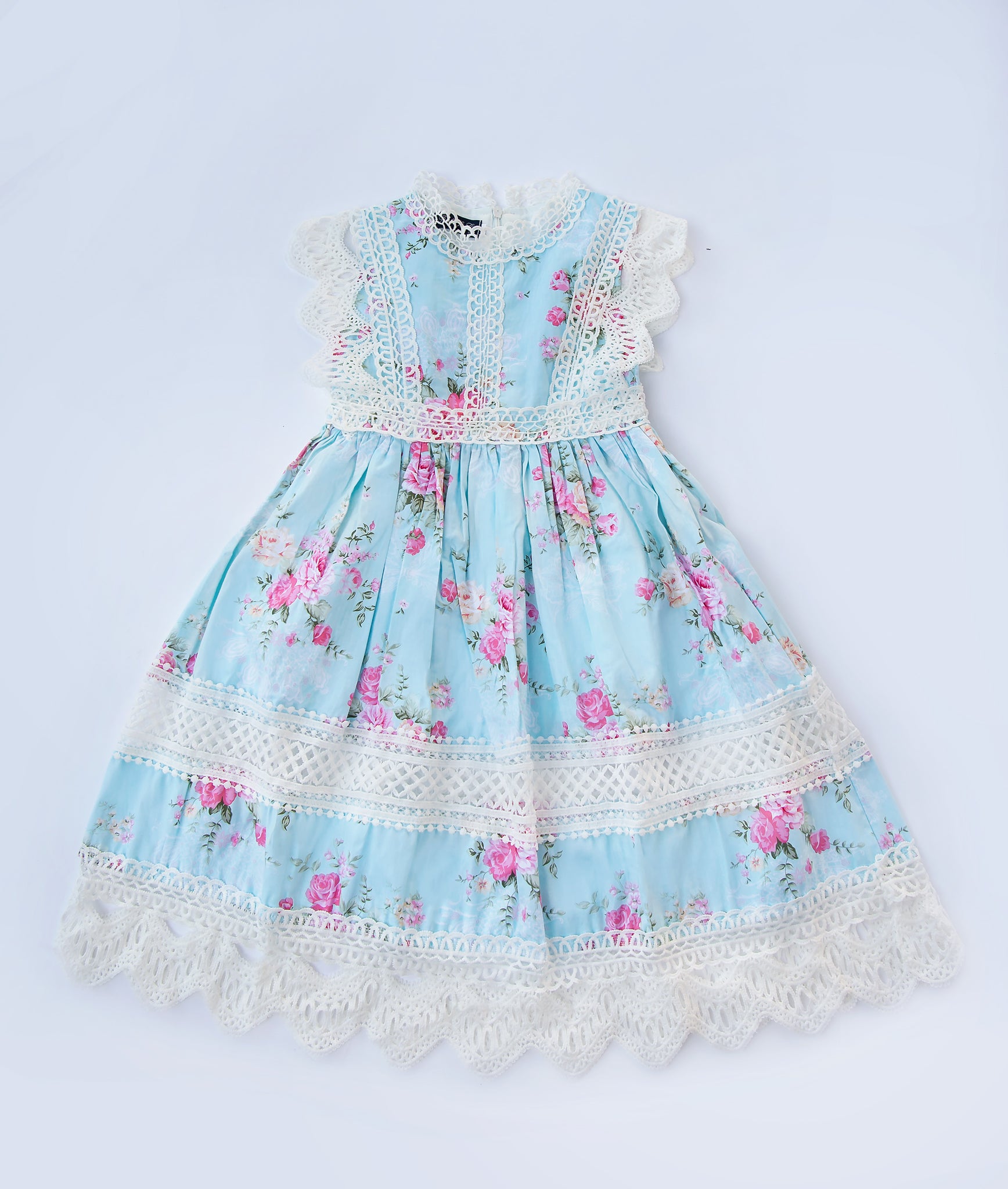 EVERLY DRESS PROVINCIAL BLEU FLORAL