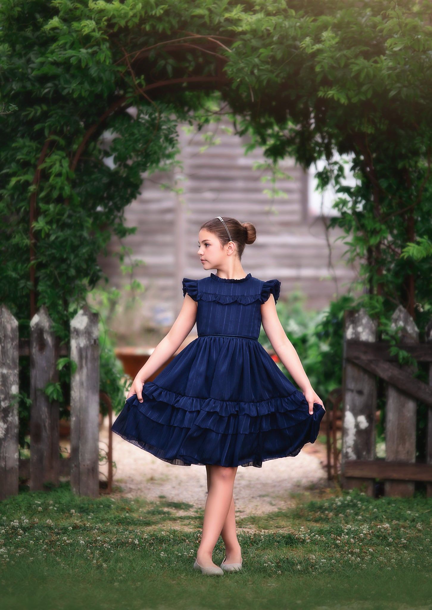 ELODIE DRESS NAVY