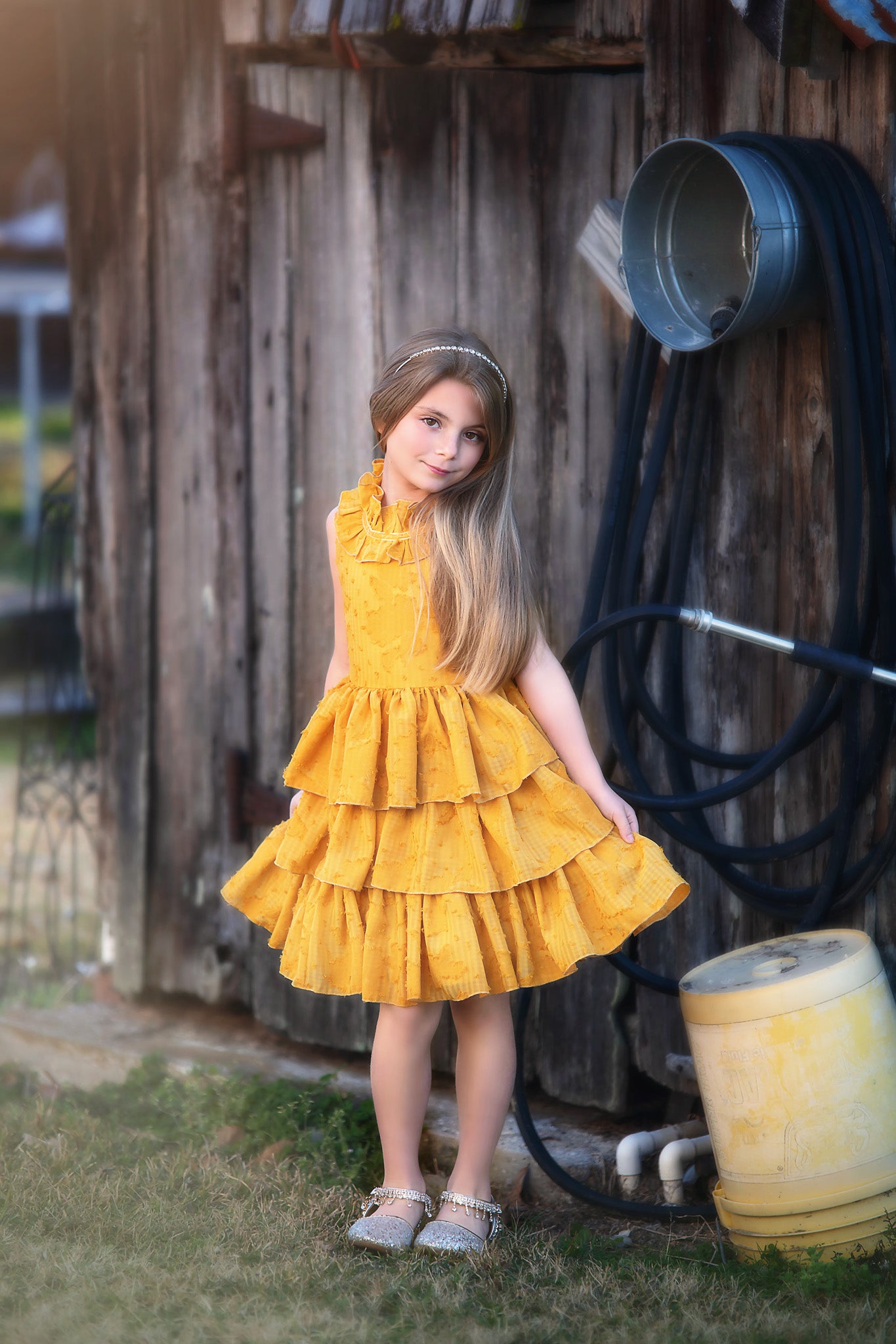 JOELLE DRESS SUNFLOWER