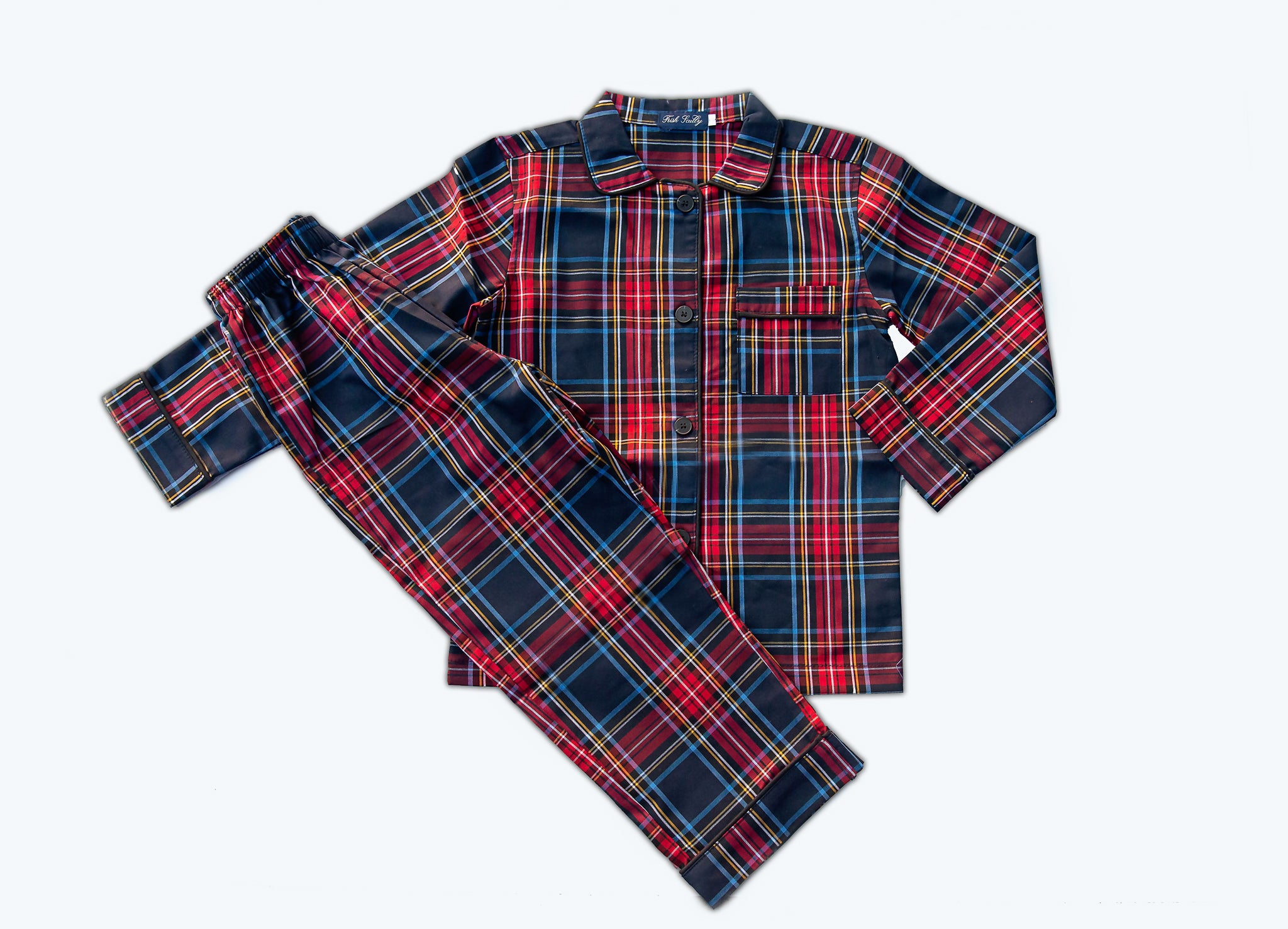 UNISEX KIDS BLYTHE PAJAMAS TARTAN