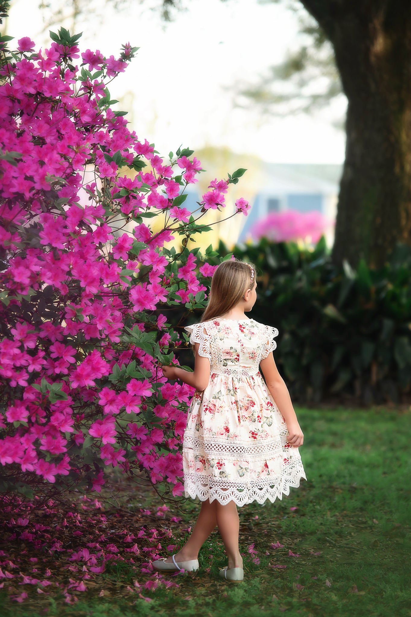 EVERLY DRESS IVORY FLORAL