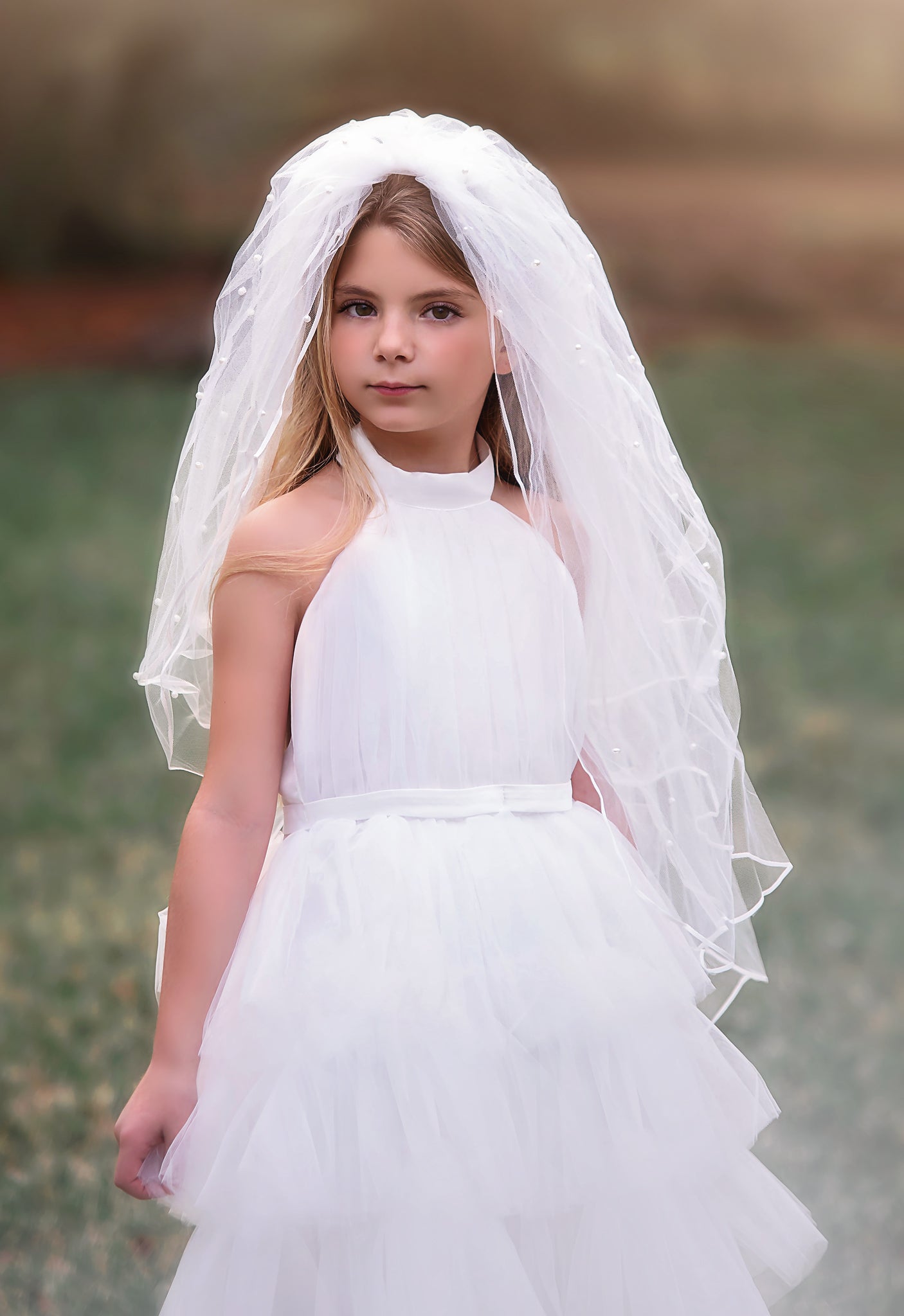 PIPPA RUFFLE VEIL