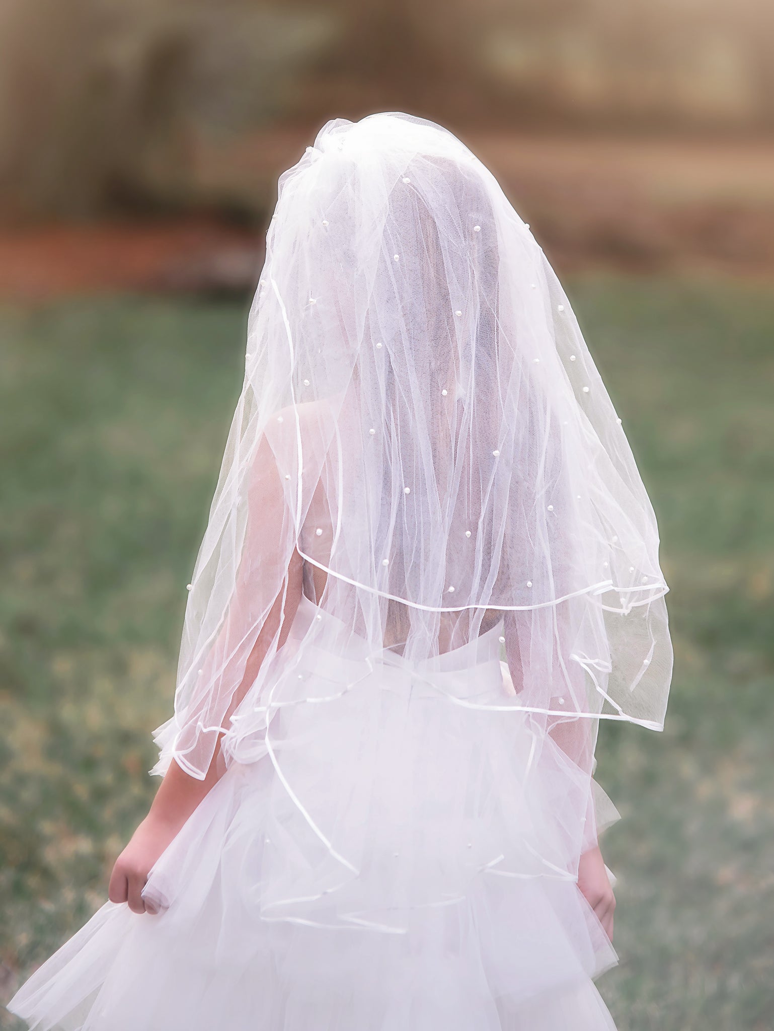 PIPPA RUFFLE VEIL