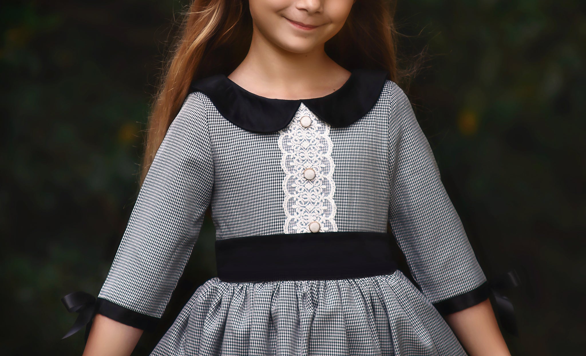 PENELOPE DRESS HOUNDSTOOTH